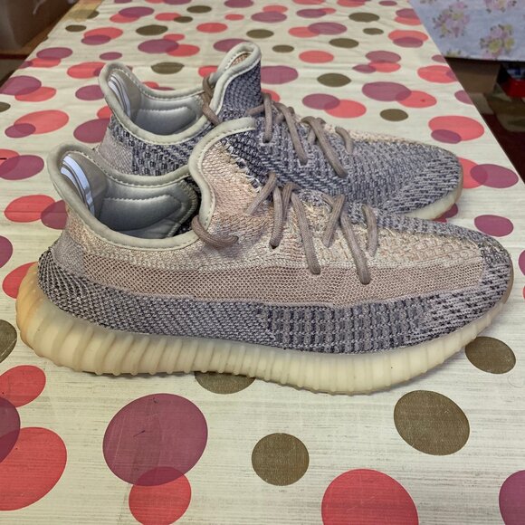 ADIDAS YEEZY BOOST 350 V2 KANYE WEST ASH PEARL GREY TAN ZYON CREAM GY7658 9.5